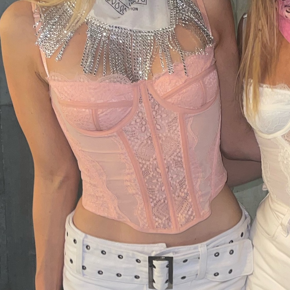 Pink Corset - WORN ONCE